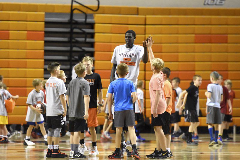 Cowboys enjoy teaching, watching youthful campers